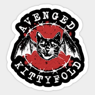 Avenged Kittyfold Night Meower Sticker